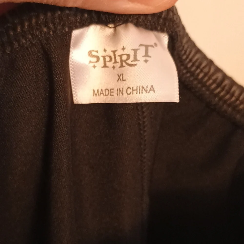 Woman's Adult XL Spirit Halloween Sleek Black Mini Dress